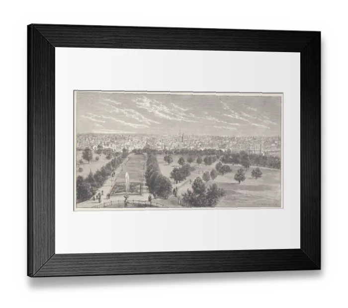 Framed Print : Portrait of Melbourne Framed Print : Portrait of Melbourne