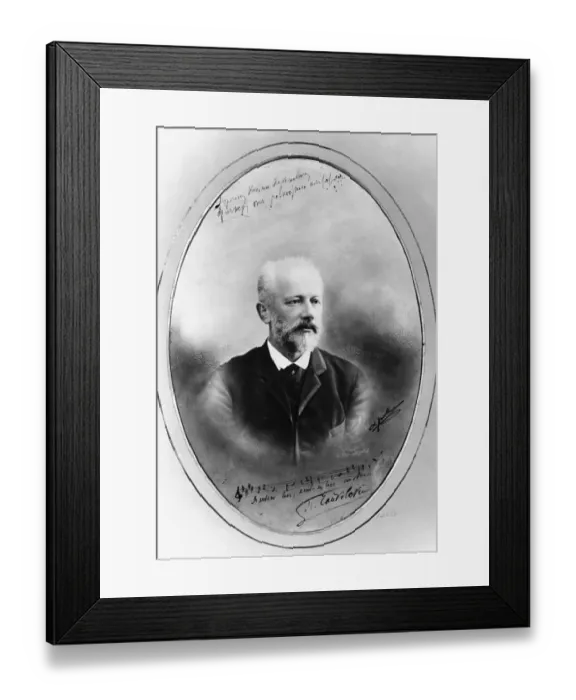 Framed Print : Russian Composer Peter Ilich Tchaikovsky