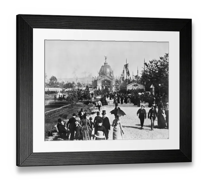 Framed Print : Paris Exhibition of 1889 Framed Print : Paris Exhibition of 1889