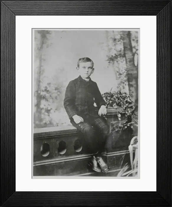 Framed Print : Henry Louis Menchken Sitting on Ledge Framed Print : Henry Louis Menchken Sitting on Ledge