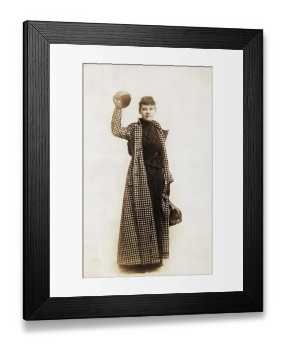 Framed Print : Nellie Bly