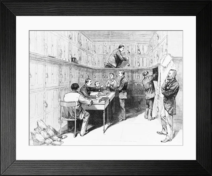 Framed Print : Bankers Counting Money Framed Print : Bankers Counting Money