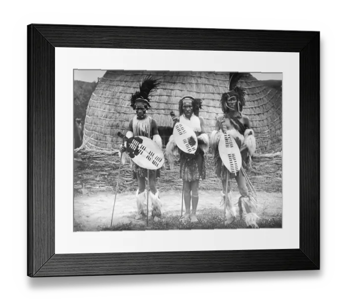 Framed Print : Zulu Chiefs