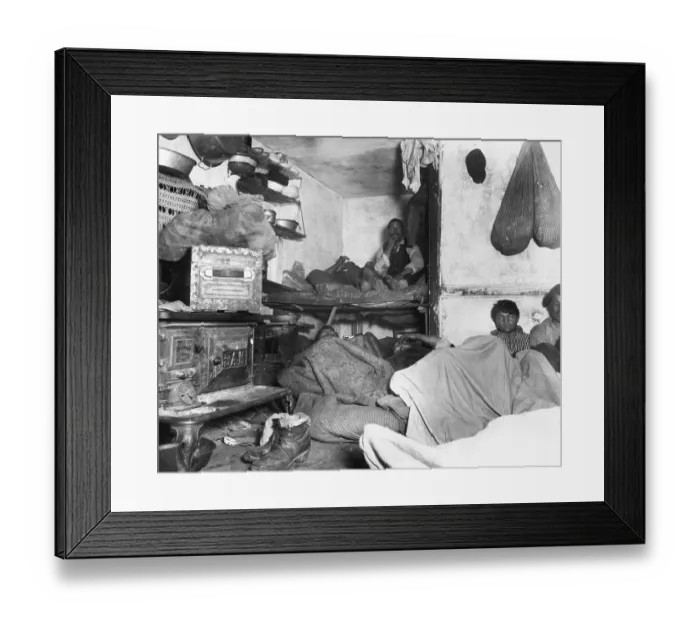 Framed Print : Shelter for Immigrants in New York Framed Print : Shelter for Immigrants in New York