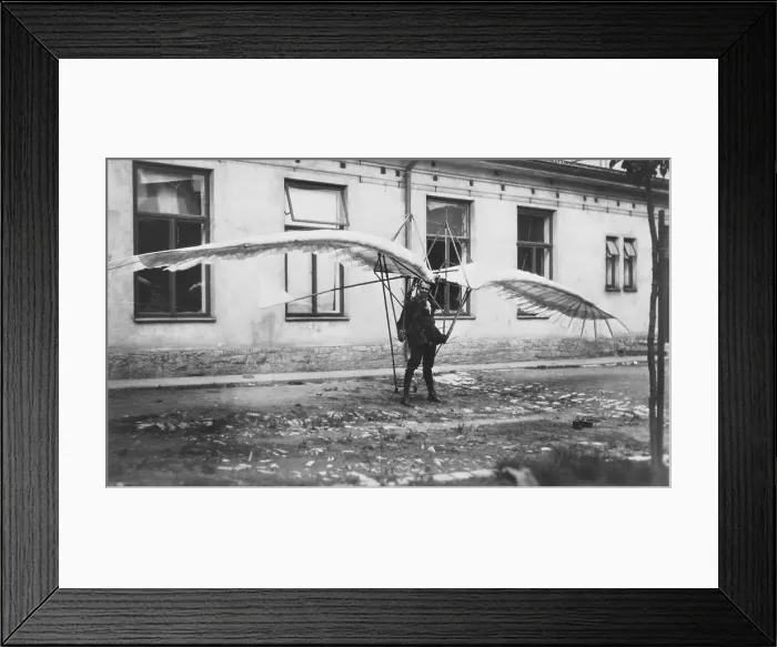 Framed Print : Birdman Flying Machine Framed Print : Birdman Flying Machine