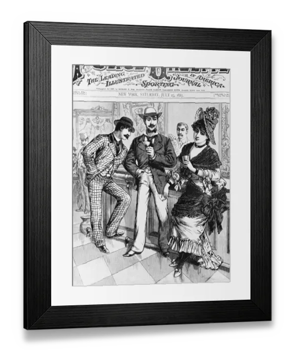 Framed Print : Woman Drinking at Bar Framed Print : Woman Drinking at Bar