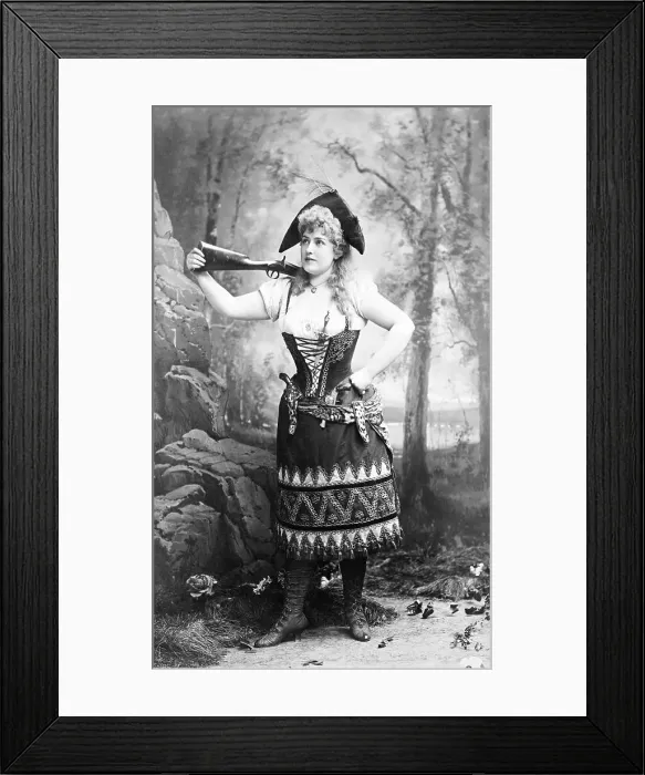 Framed Print : Lillian Russel In Front Of Mirror Framed Print : Lillian Russel In Front Of Mirror