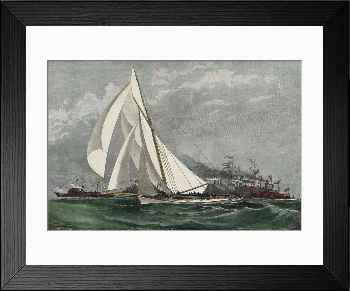 Framed Print : Early Ships out to Sea