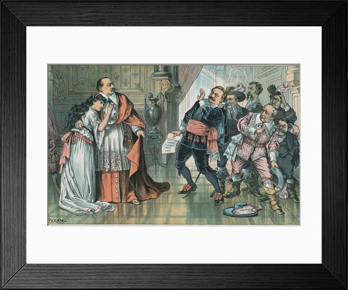 Framed Print : Small Crowd in Awe of President Grover Cleveland's Tactics Framed Print : Small Crowd in Awe of President Grover Cleveland's Tactics