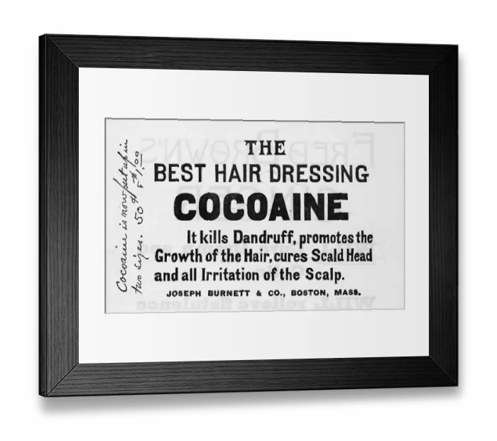 Framed Print : Advertisement For Cocaine Framed Print : Advertisement For Cocaine