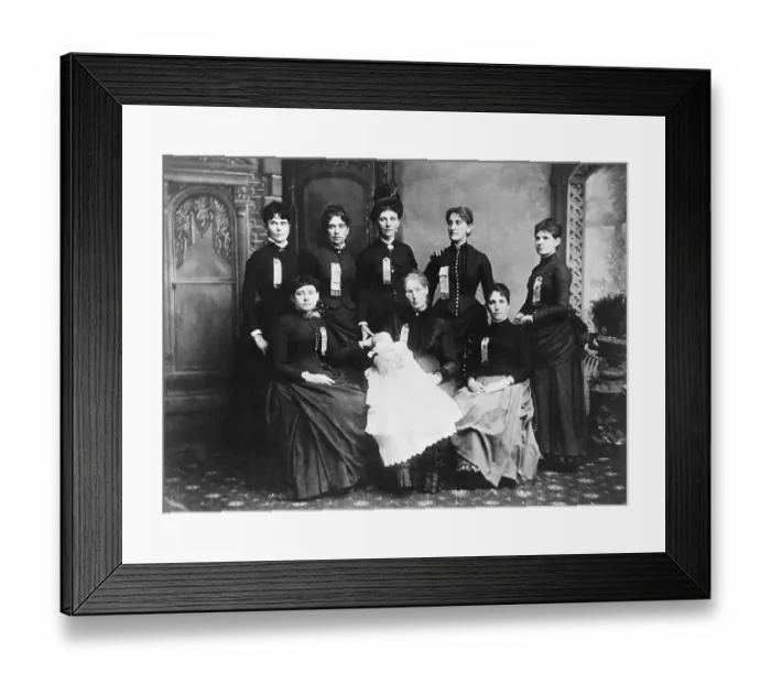 Framed Print : Women Delegates Of Knights Of Labor Framed Print : Women Delegates Of Knights Of Labor