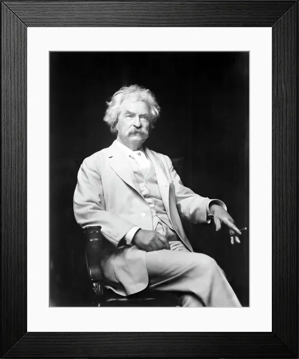 Framed Print : Mark Twain Framed Print : Mark Twain