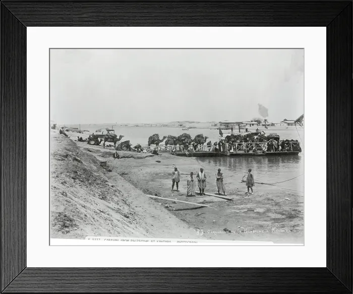 Framed Print : Caravan from Palestine at Kantara Framed Print : Caravan from Palestine at Kantara