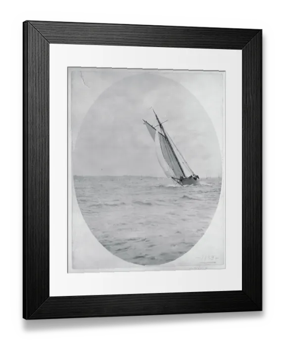 Framed Print : Yacht Orvia at Sea Framed Print : Yacht Orvia at Sea