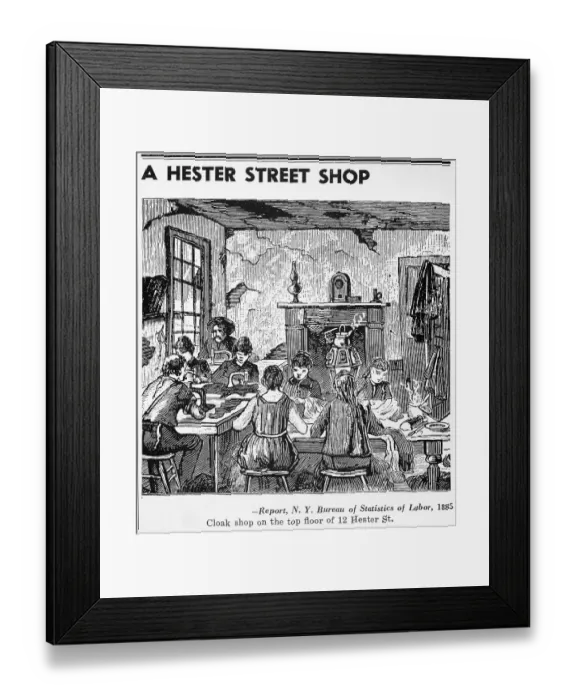Framed Print : A Hester Street Shop Framed Print : A Hester Street Shop