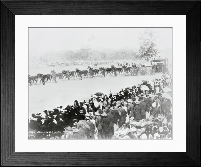 Framed Print : Funeral Procession at Grant's Funeral Framed Print : Funeral Procession at Grant's Funeral