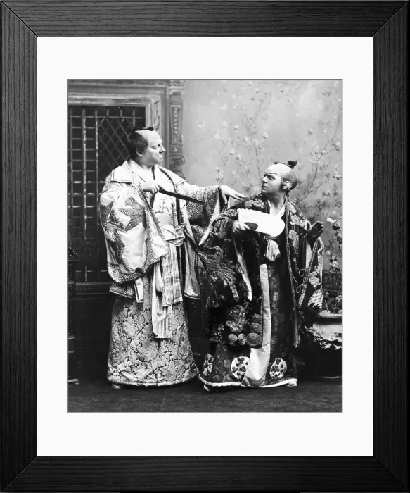 Framed Print : Scene From The Mikado