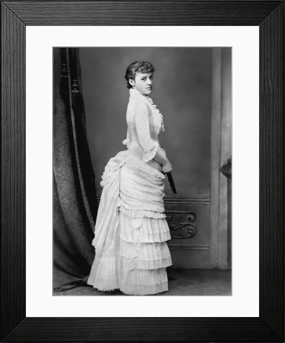 Framed Print : Edith Wharton, American Novelist Framed Print : Edith Wharton, American Novelist