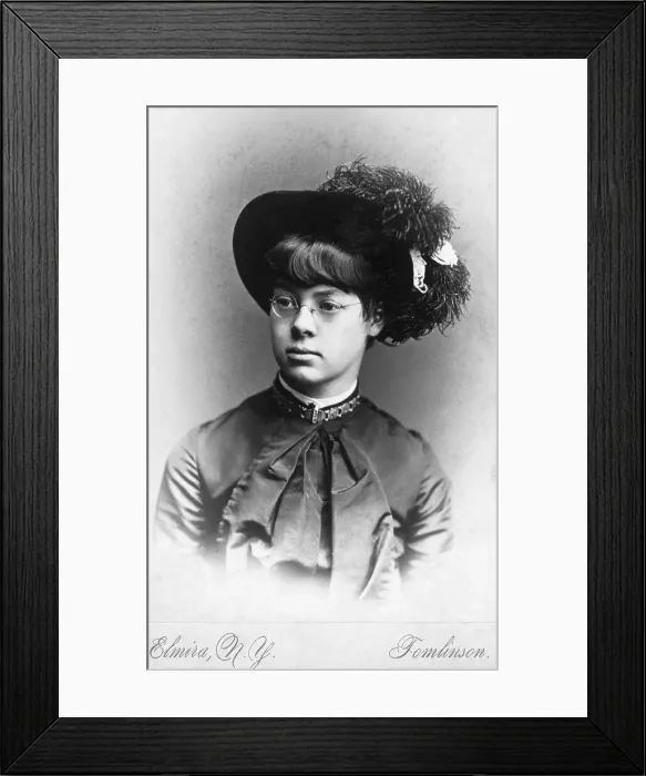 Framed Print : Bust Portrait Mary F. Barney Framed Print : Bust Portrait Mary F. Barney