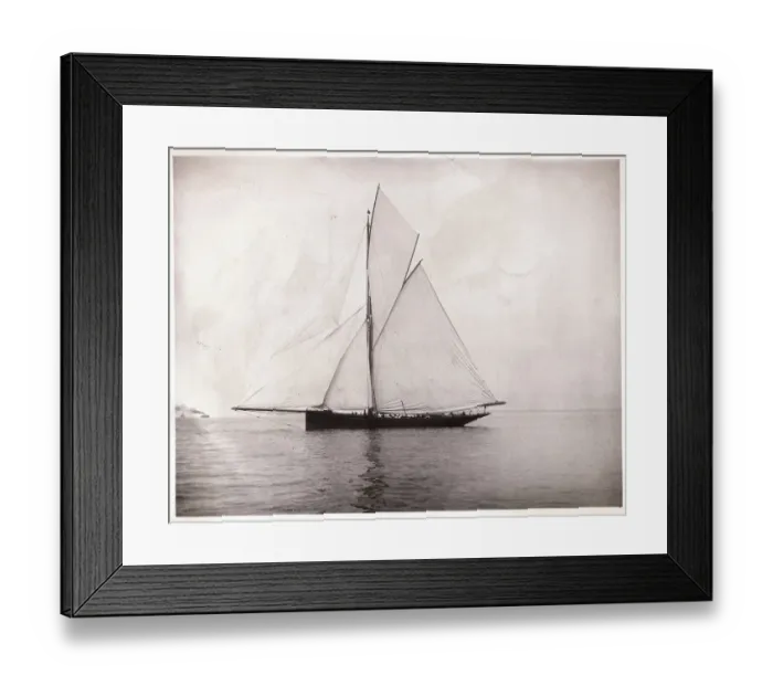 Framed Print : The Yacht Genesta Framed Print : The Yacht Genesta