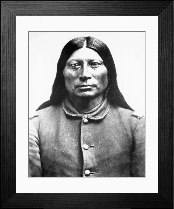 Framed Print : Arapaho Chief Sharp Nose