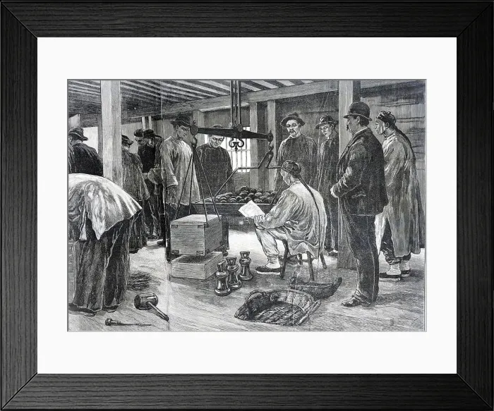 Framed Print : On Board Opium Hulk