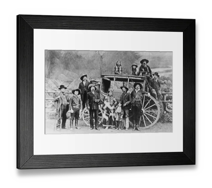 Framed Print : Buffalo Bill Cody's Wild West Troupe Framed Print : Buffalo Bill Cody's Wild West Troupe