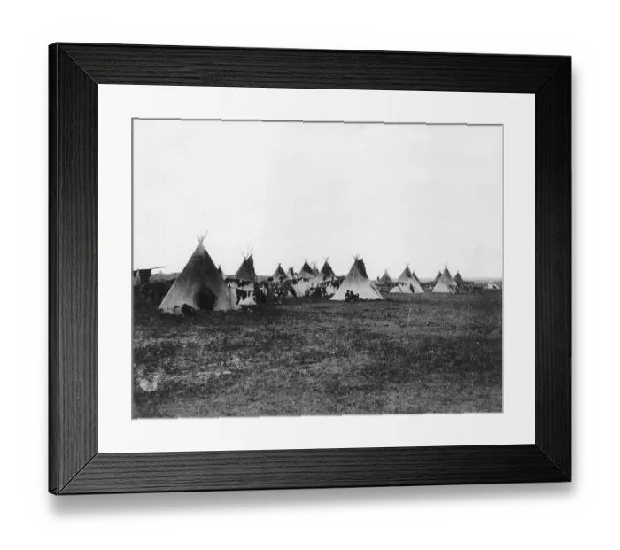 Framed Print : Sitting Bull's Camp at Standing Rock Framed Print : Sitting Bull's Camp at Standing Rock