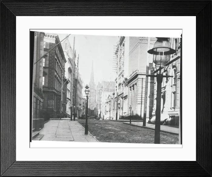 Framed Print : Early Wall Street Framed Print : Early Wall Street