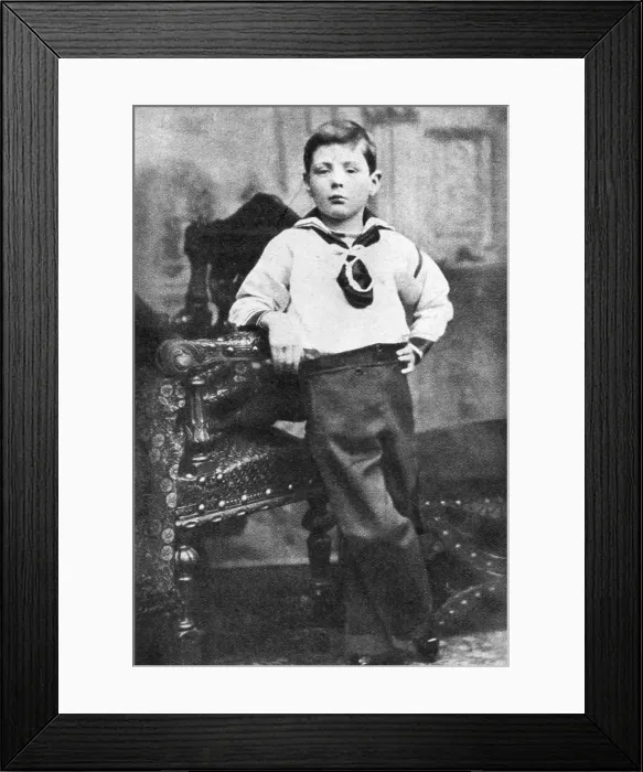 Framed Print : Winston Churchill At Age Seven Framed Print : Winston Churchill At Age Seven