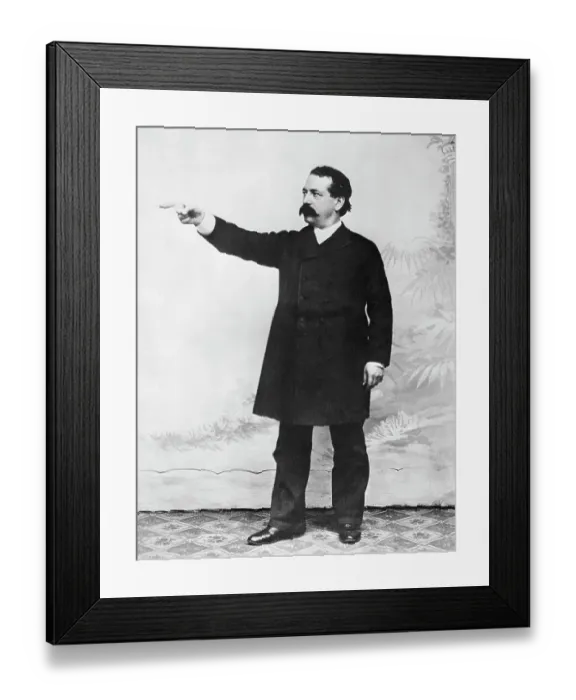 Framed Print : Samuel Gompers Points While Speaking Framed Print : Samuel Gompers Points While Speaking