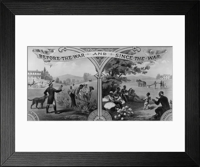 Framed Print : Before And After Civil War Framed Print : Before And After Civil War
