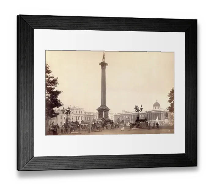 Framed Print : Nelson Monument in Trafalgar Square Framed Print : Nelson Monument in Trafalgar Square