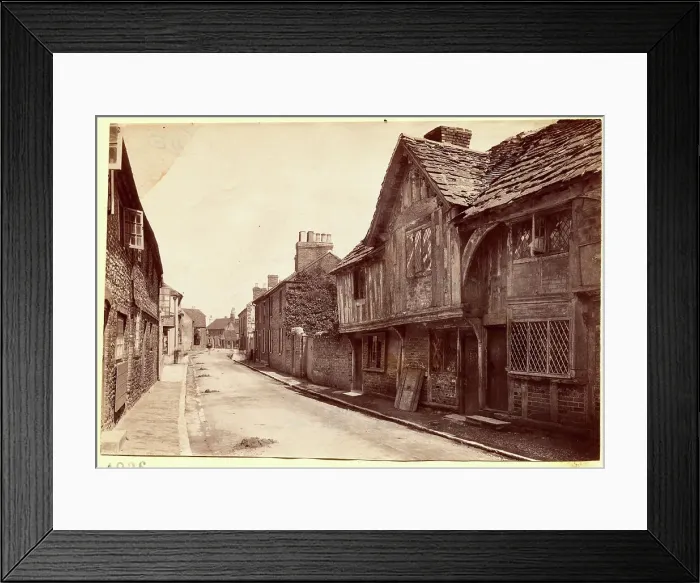 Framed Print : Old English Street Framed Print : Old English Street