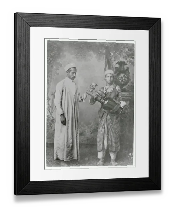 Framed Print : Arabian Lemonade Vendor Serving Customer Framed Print : Arabian Lemonade Vendor Serving Customer