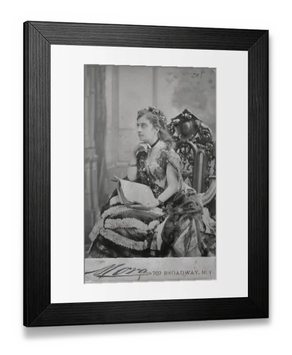 Framed Print : Victorian Girl Holding Book Looking Demure Framed Print : Victorian Girl Holding Book Looking Demure