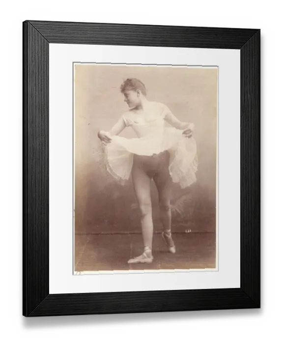 Framed Print : French Girl Performing Ballet Framed Print : French Girl Performing Ballet