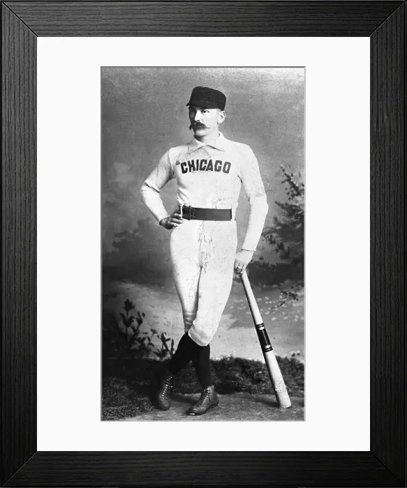 Framed Print : Cap Anson, Famed Baseball Player Framed Print : Cap Anson, Famed Baseball Player