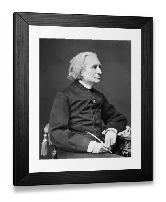 Framed Print : Composer Franz Liszt Framed Print : Composer Franz Liszt