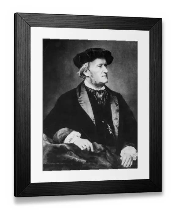 Framed Print : Composer Richard Wagner