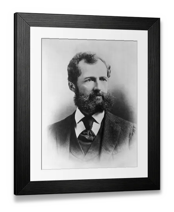 Framed Print : Linograph Inventor Ottmar Mergenthaler Framed Print : Linograph Inventor Ottmar Mergenthaler