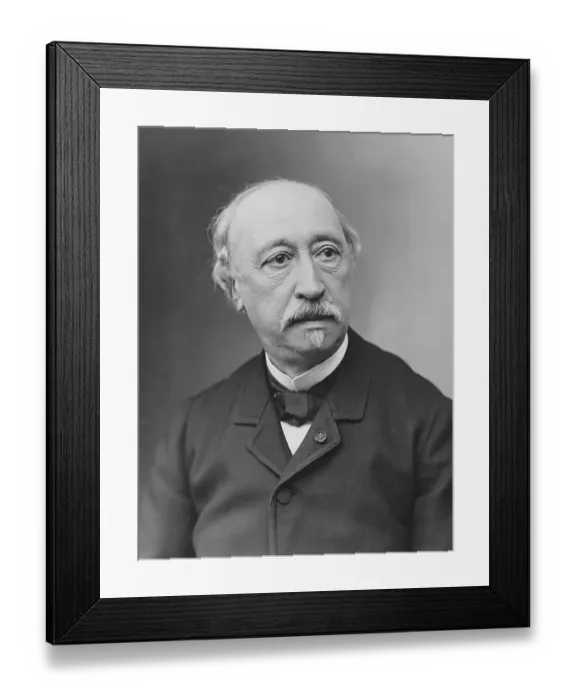 Framed Print : Portrait of Alexandre Becquerel Framed Print : Portrait of Alexandre Becquerel