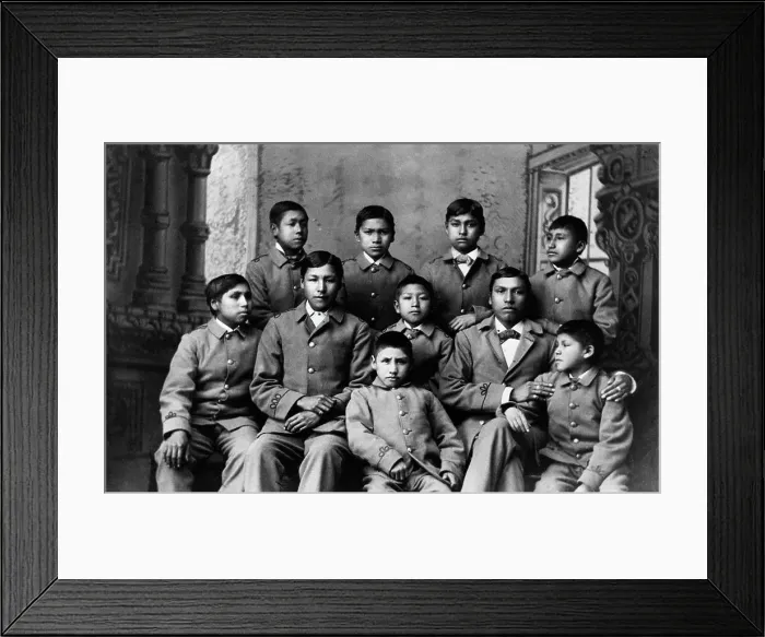 Framed Print : Students at Carlisle Indian School Framed Print : Students at Carlisle Indian School