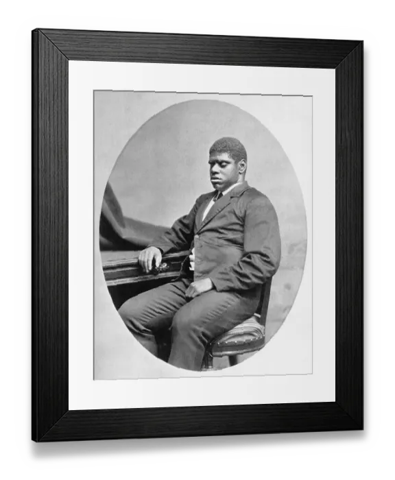 Framed Print : Portrait of Blind Tom Framed Print : Portrait of Blind Tom
