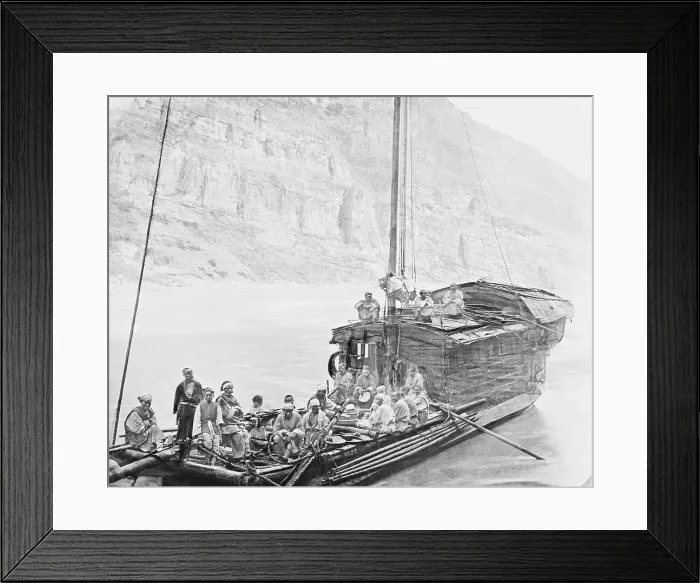 Framed Print : Boat on the Yangtze River Framed Print : Boat on the Yangtze River