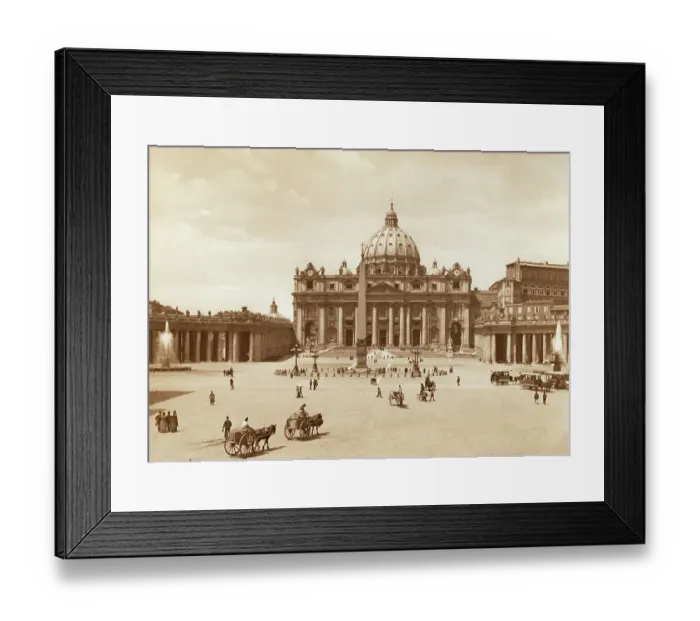 Framed Print : Saint Peter's Basilica, Rome Framed Print : Saint Peter's Basilica, Rome