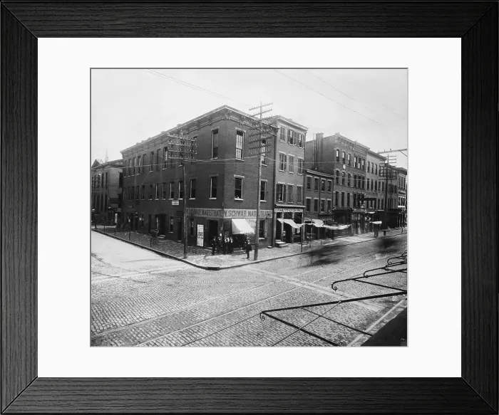 Framed Print : Corner of 9th and Central in Cincinnati Framed Print : Corner of 9th and Central in Cincinnati