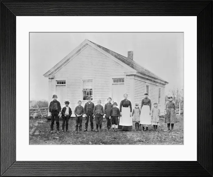 Framed Print : School Teachers Standing with Students Framed Print : School Teachers Standing with Students