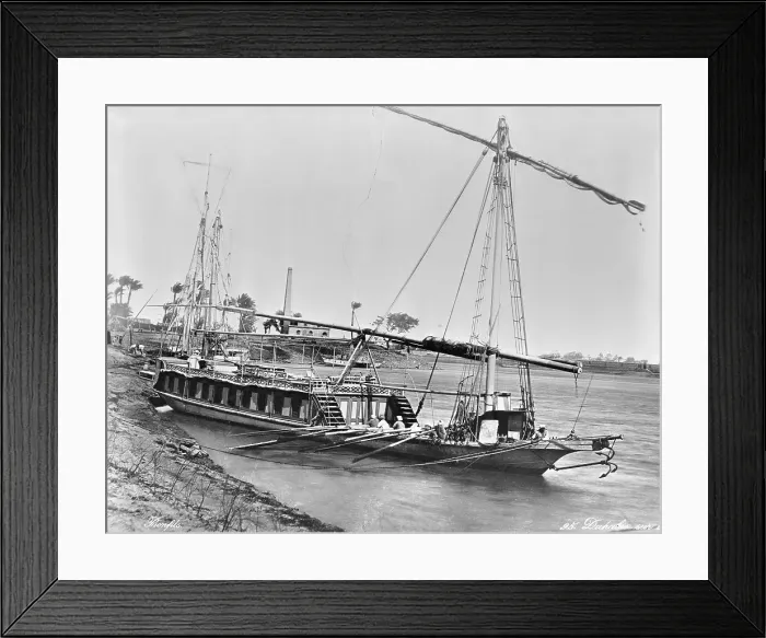 Framed Print : Boat Used on the Nile River Framed Print : Boat Used on the Nile River