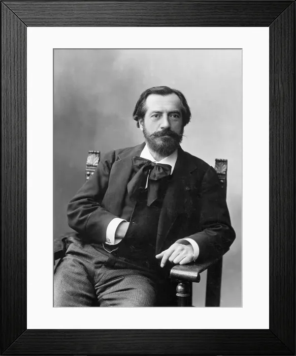 Framed Print : Sculptor F.A. Bartoldi Framed Print : Sculptor F.A. Bartoldi